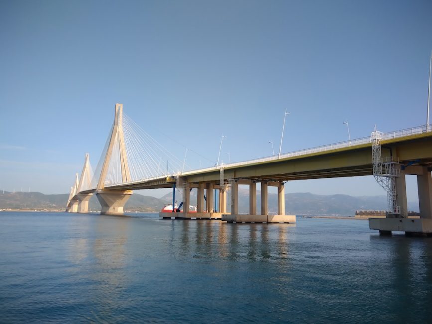 Bicycles aren't allowed on this bridge