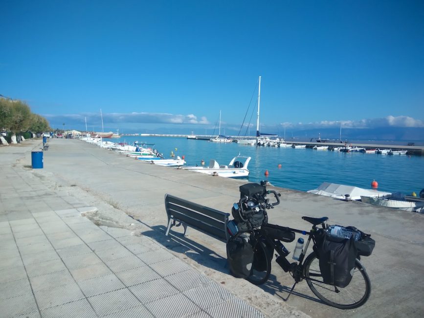 Bicycle Touring the Greek coastline