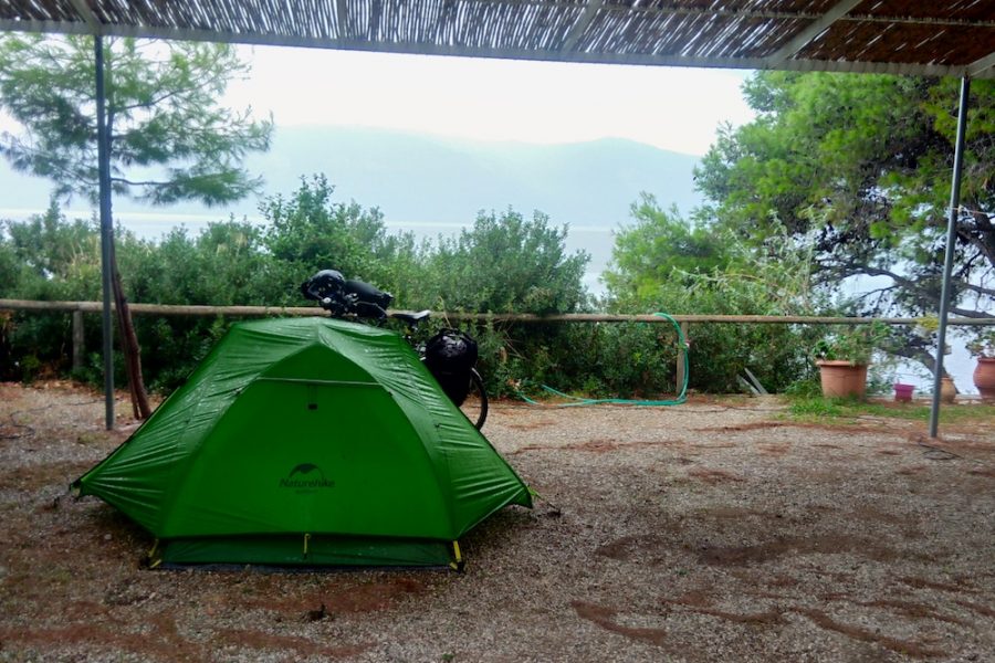 Camping in Greece