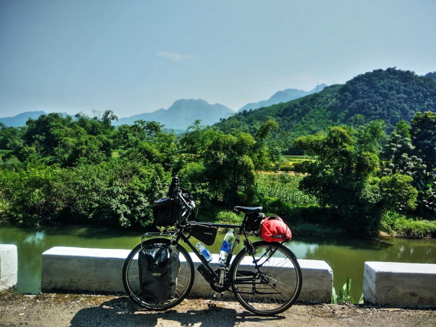 Cycling North of Hanoi, Vietnam