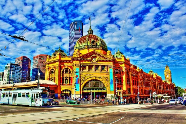 the streets of Melbourne